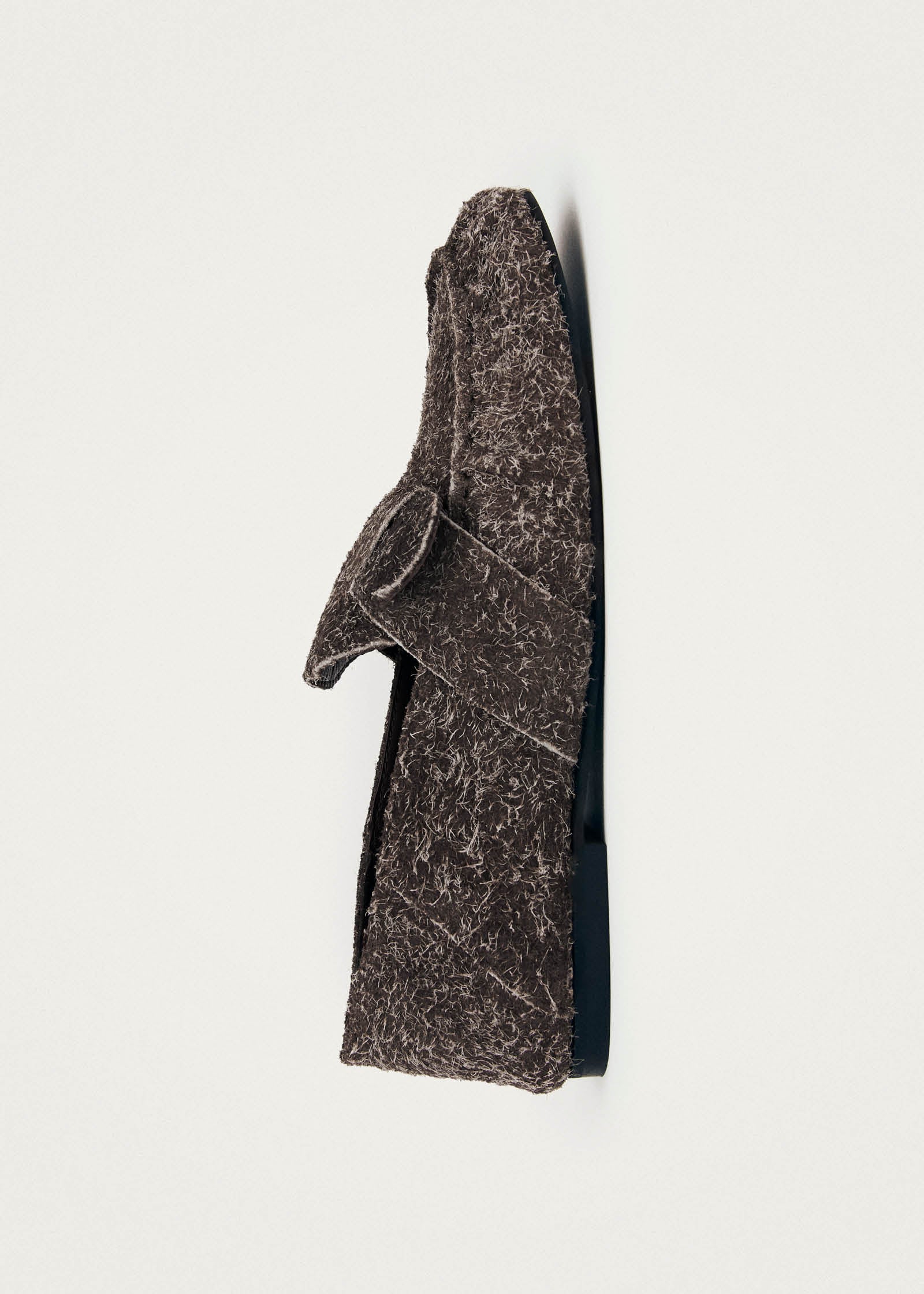 Aeryn Suede Fuzzy Brown Leather Loafers - Image 5