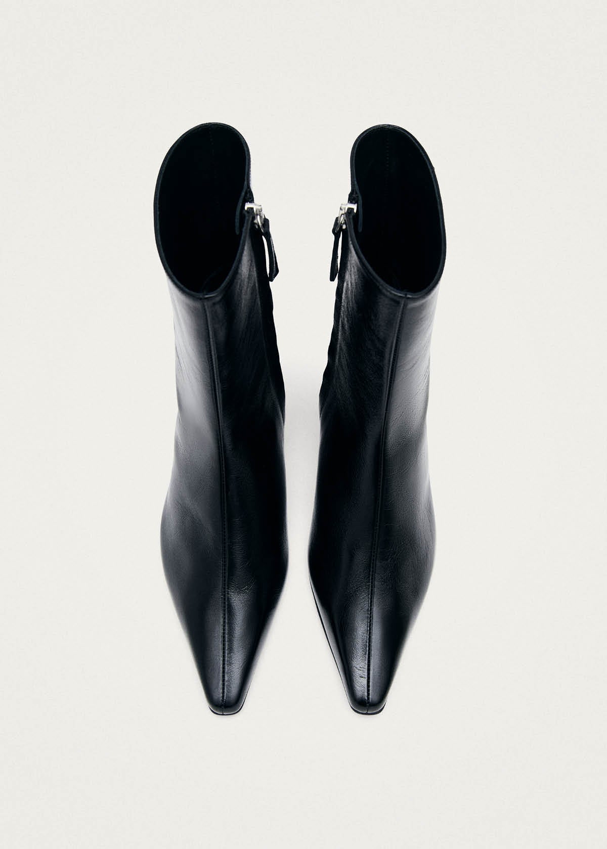 Ambar Rift Black Leather Ankle Boots - Image 6