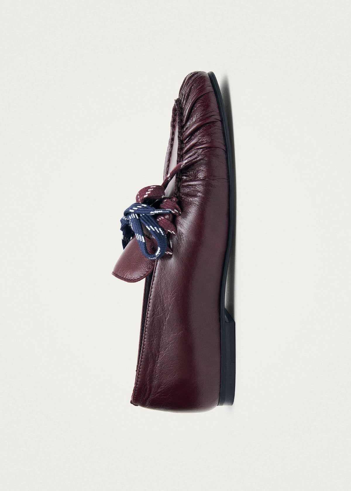 Aven Lace Rift Burgundy Leather Loafers - Image 4
