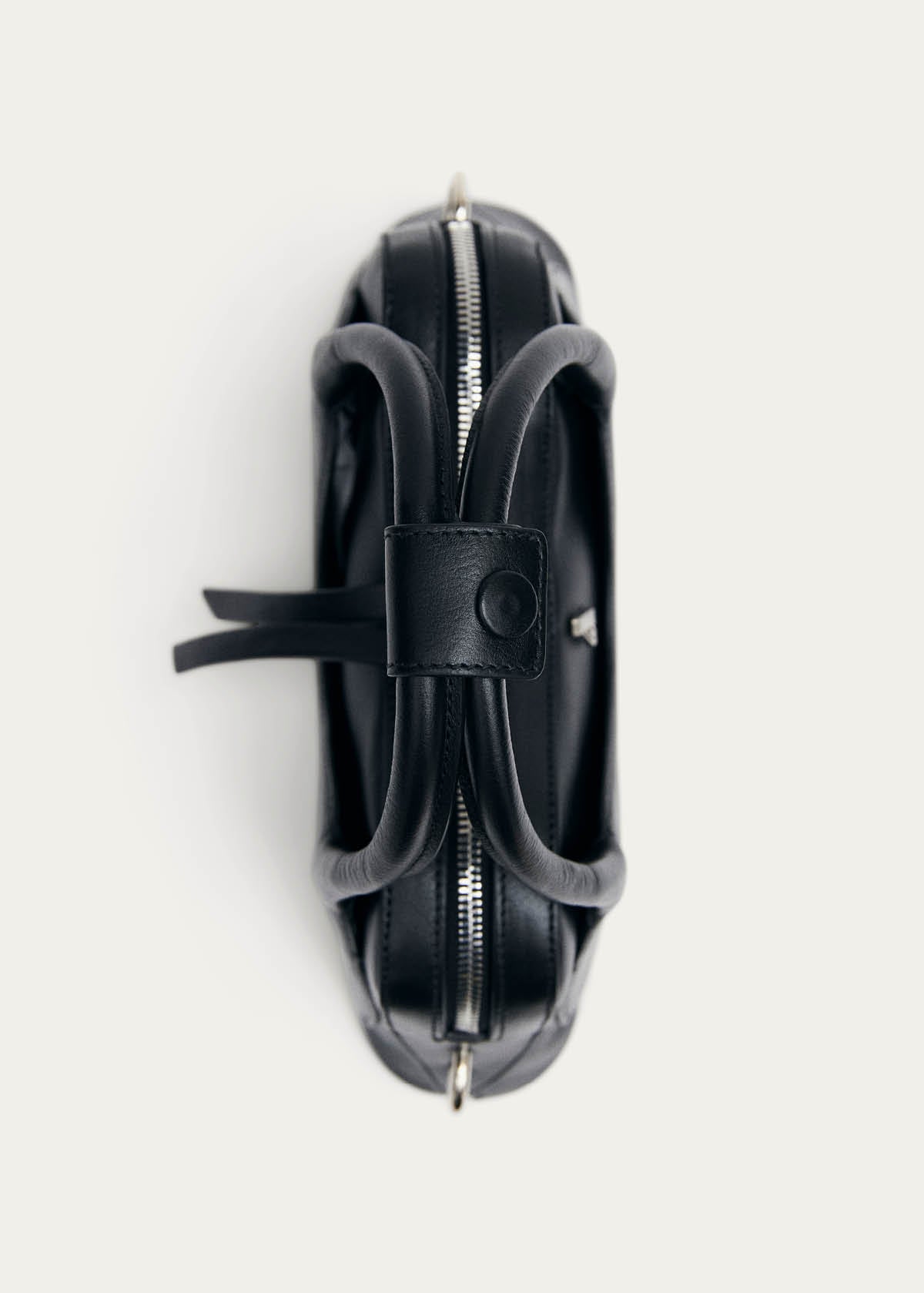 Hilma Mini Black Leather Bag - Image 7