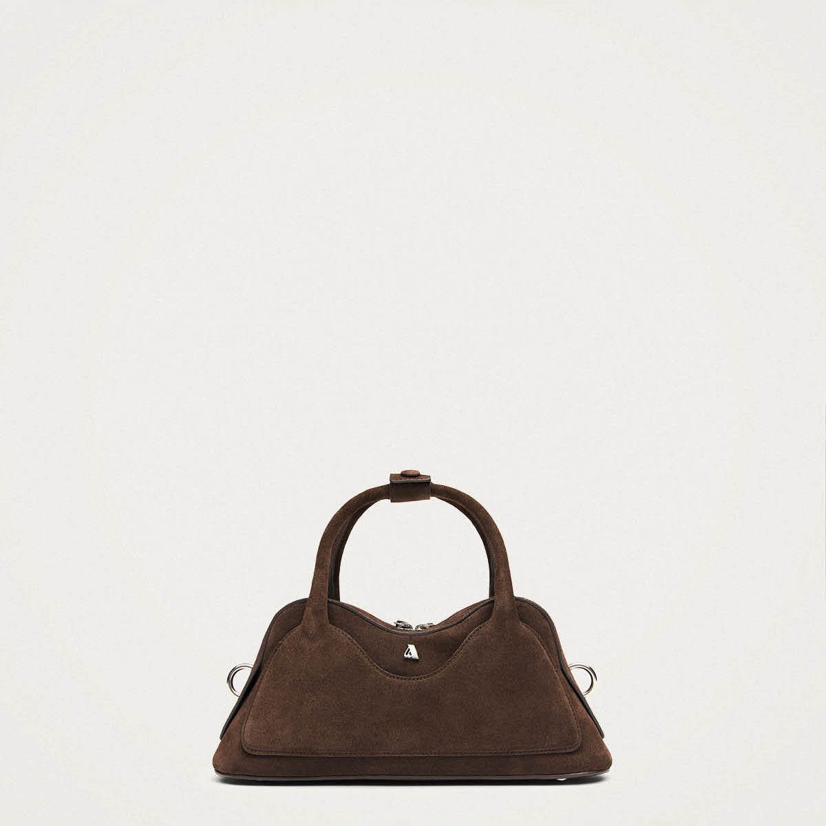 Hilma Mini Suede Brown Leather Bag - Image 3
