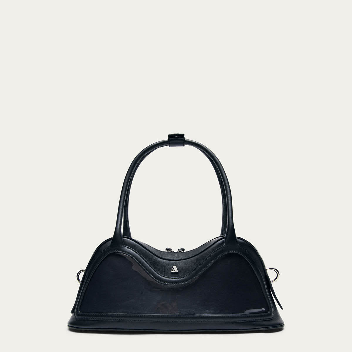 Hilma Vinyl Black Leather Bag - Image 3