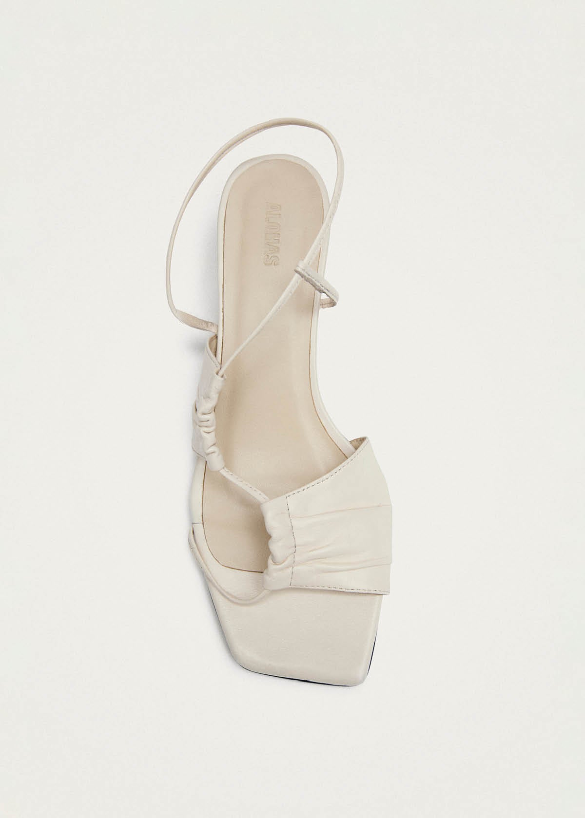 Juniper Cream Leather Sandals - Image 5