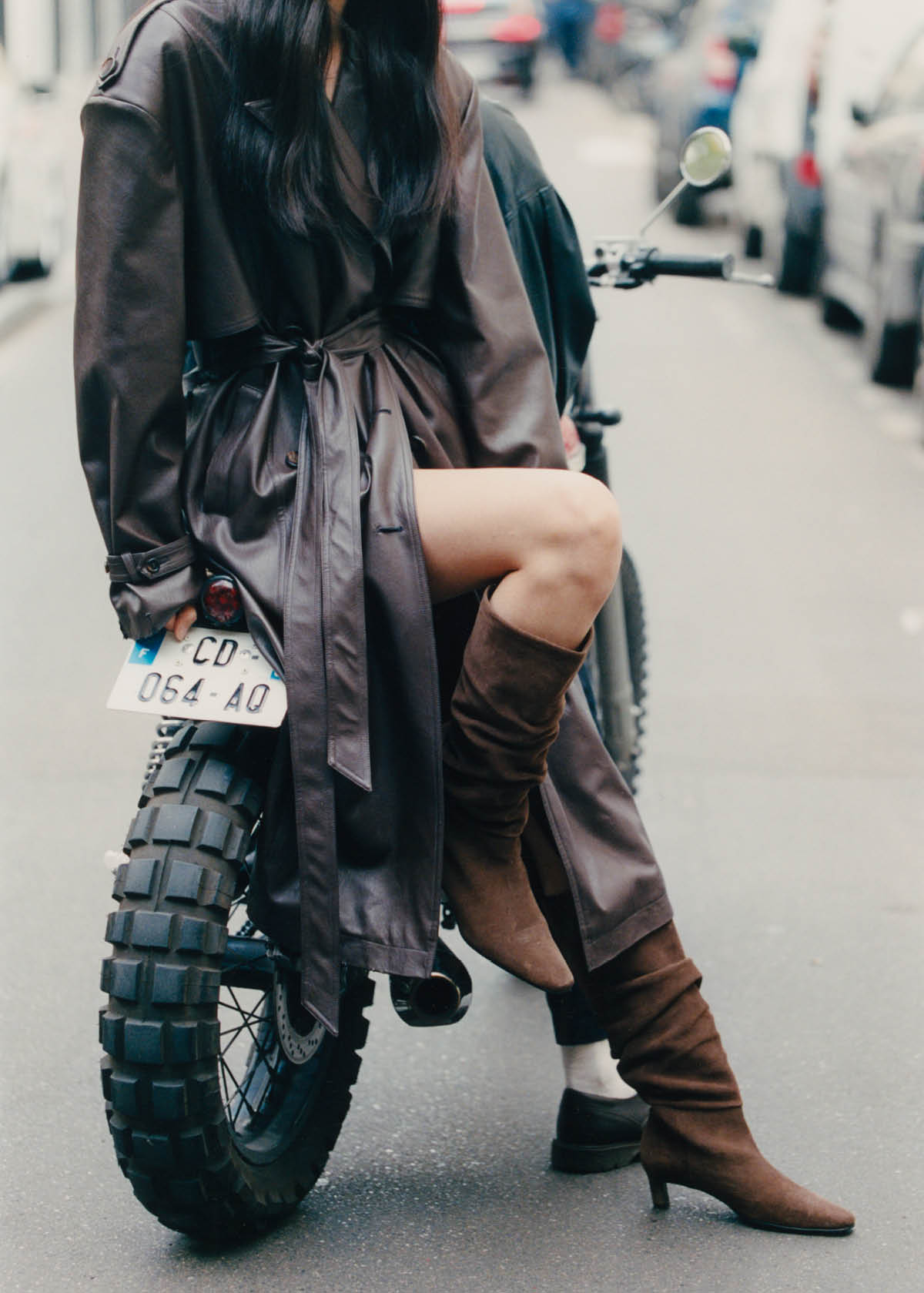 Kalila Suede Brown Leather Boots - Image 2