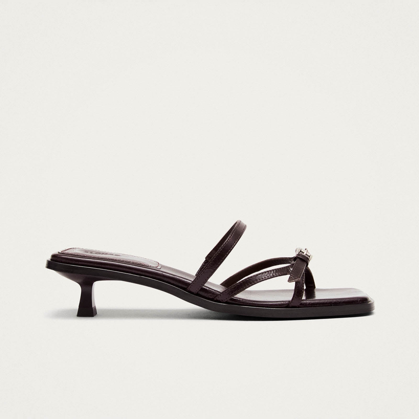 Liko Rift Dark Brown Leather Sandals - Image 3