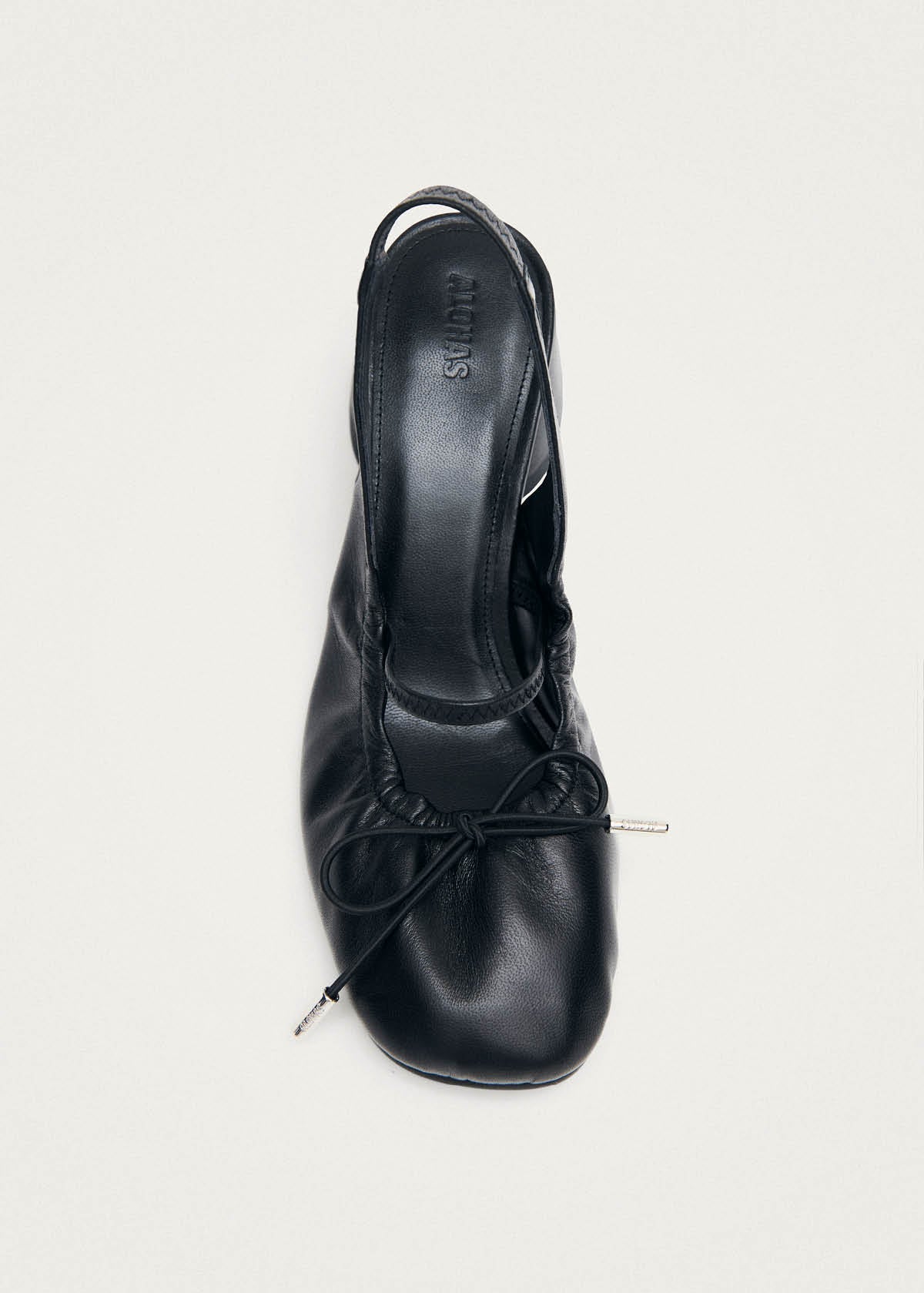 Marly Black Leather Pumps - Image 5