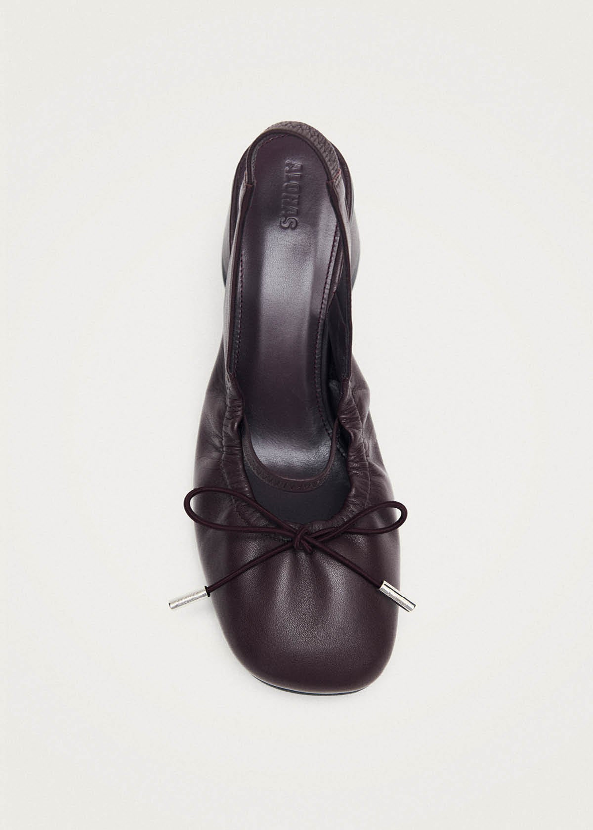 Marly Burgundy Leather Pumps - Image 5