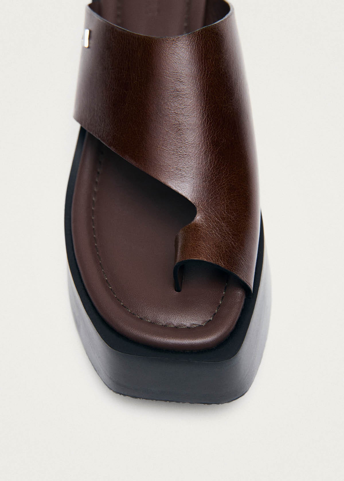 Nova Rift Brown Leather Sandals - Image 6