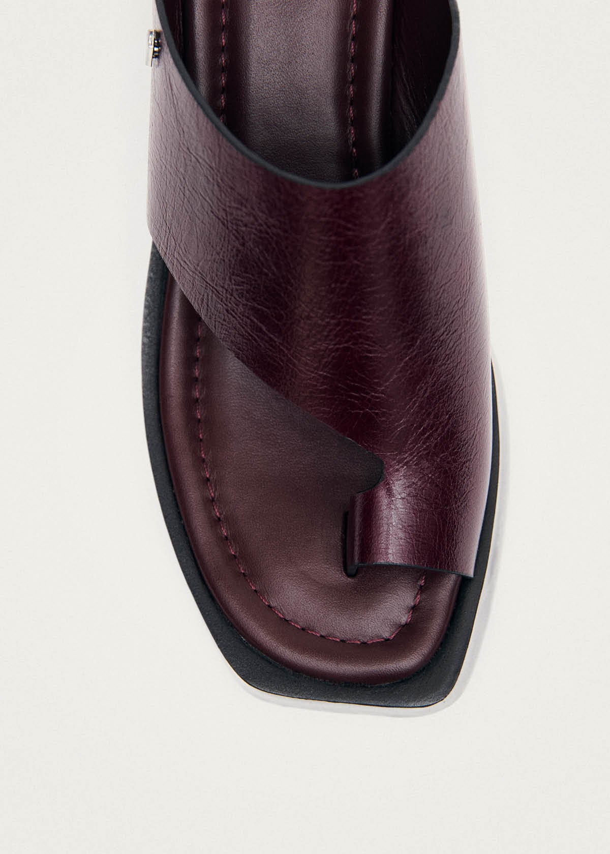 Nova Rift Burgundy Leather Sandals - Image 6