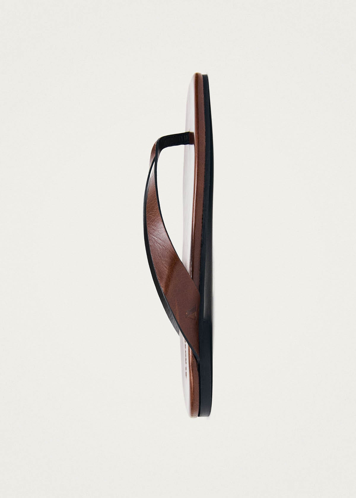 Ola Rift Brown Leather Sandals - Image 4