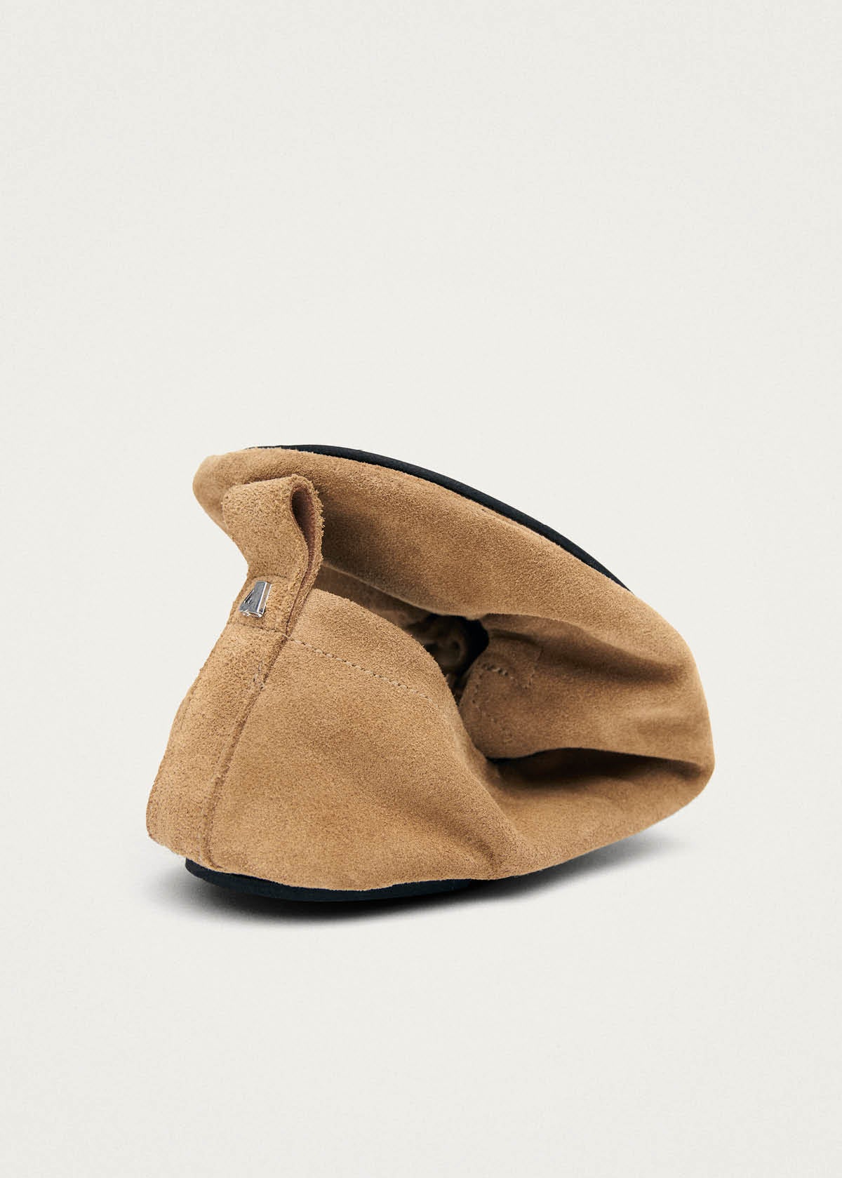 Rosalind Barefoot Suede Sand Leather Ballet Flats - Image 7