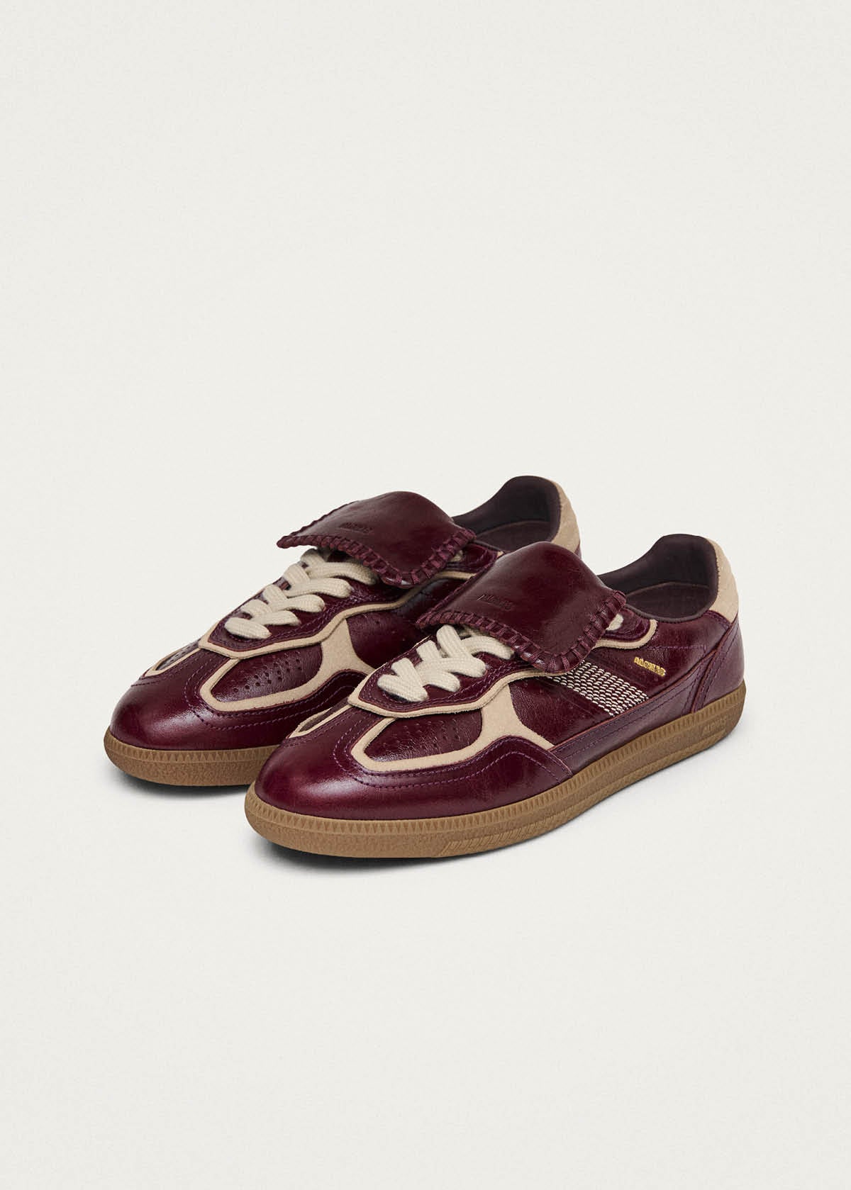 Tb.490 Club Patent Deep Burgundy Leather Sneakers - Image 2