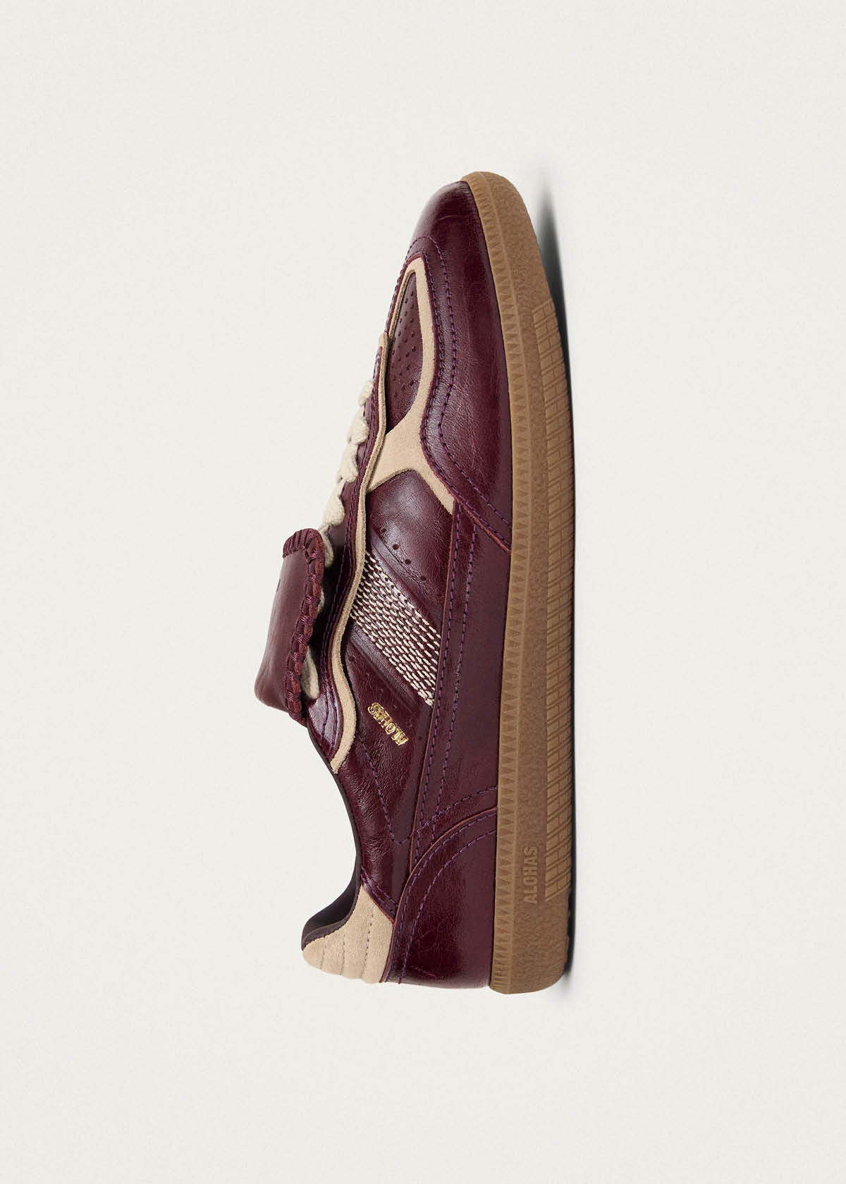 Tb.490 Club Patent Deep Burgundy Leather Sneakers - Image 4