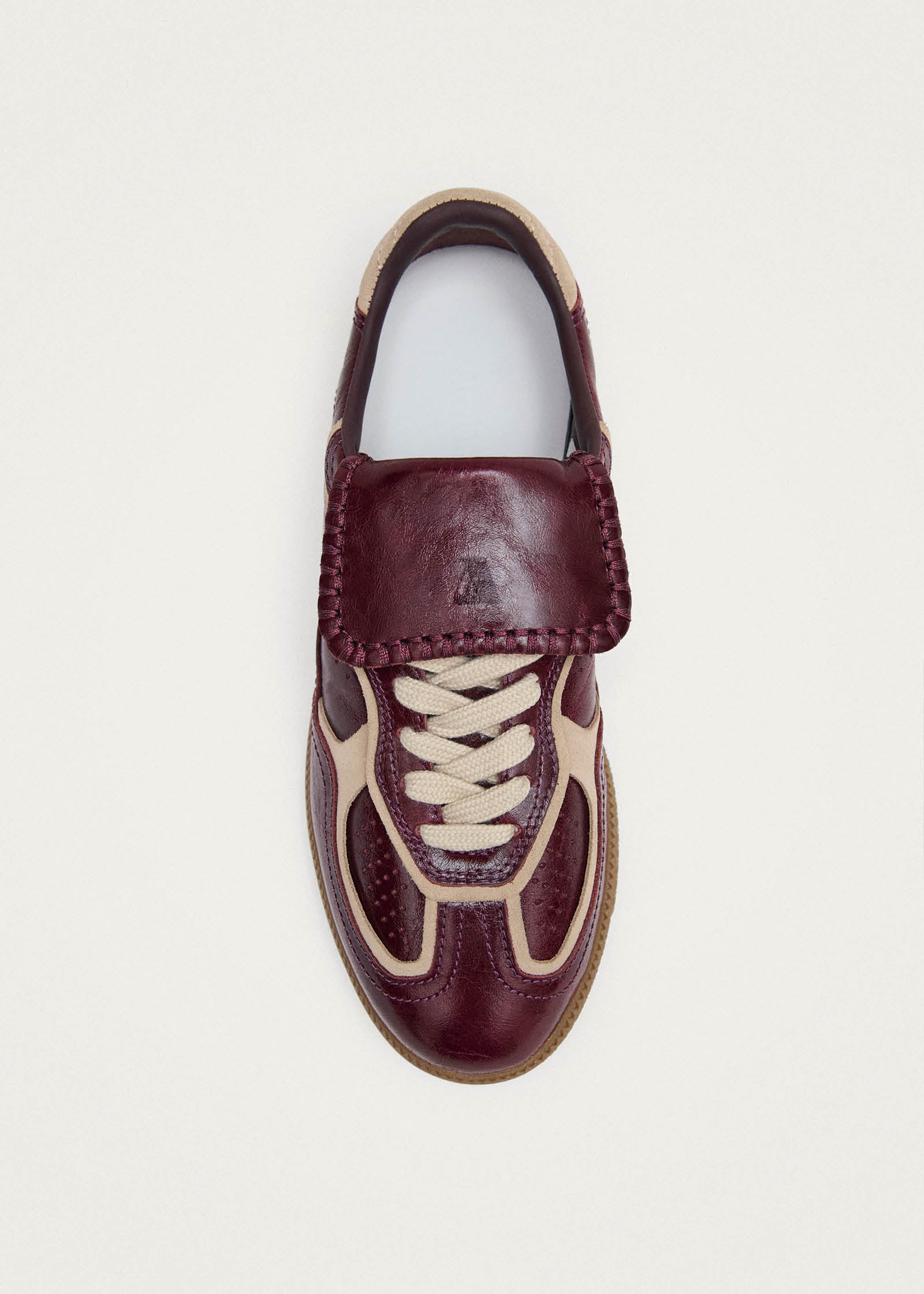 Tb.490 Club Patent Deep Burgundy Leather Sneakers - Image 5