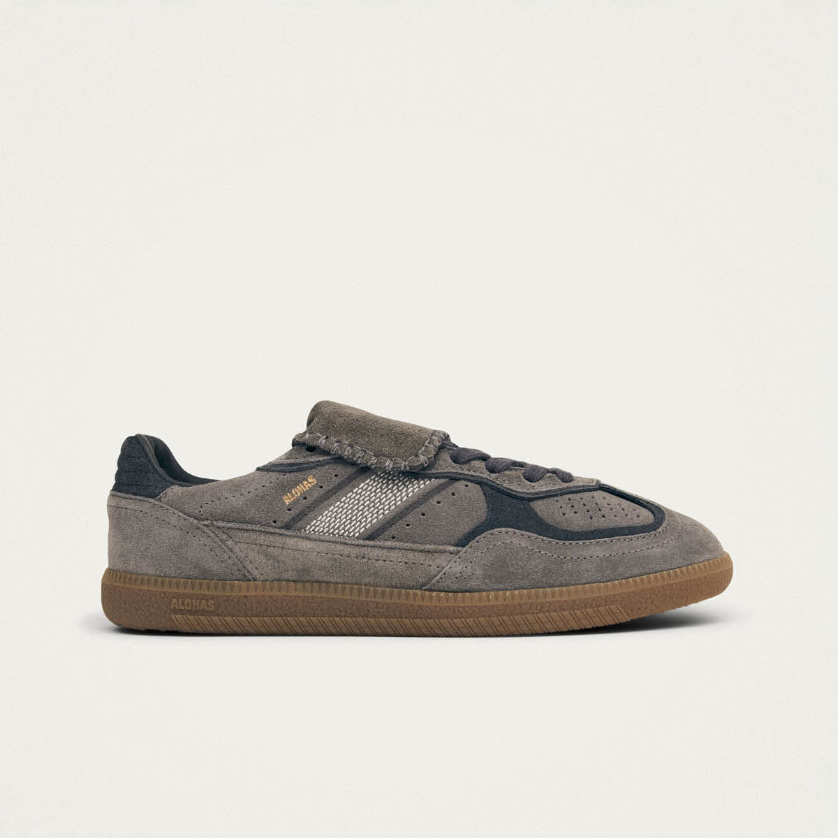 Tb.490 Club Suede Dark Grey Leather Sneakers - Image 3