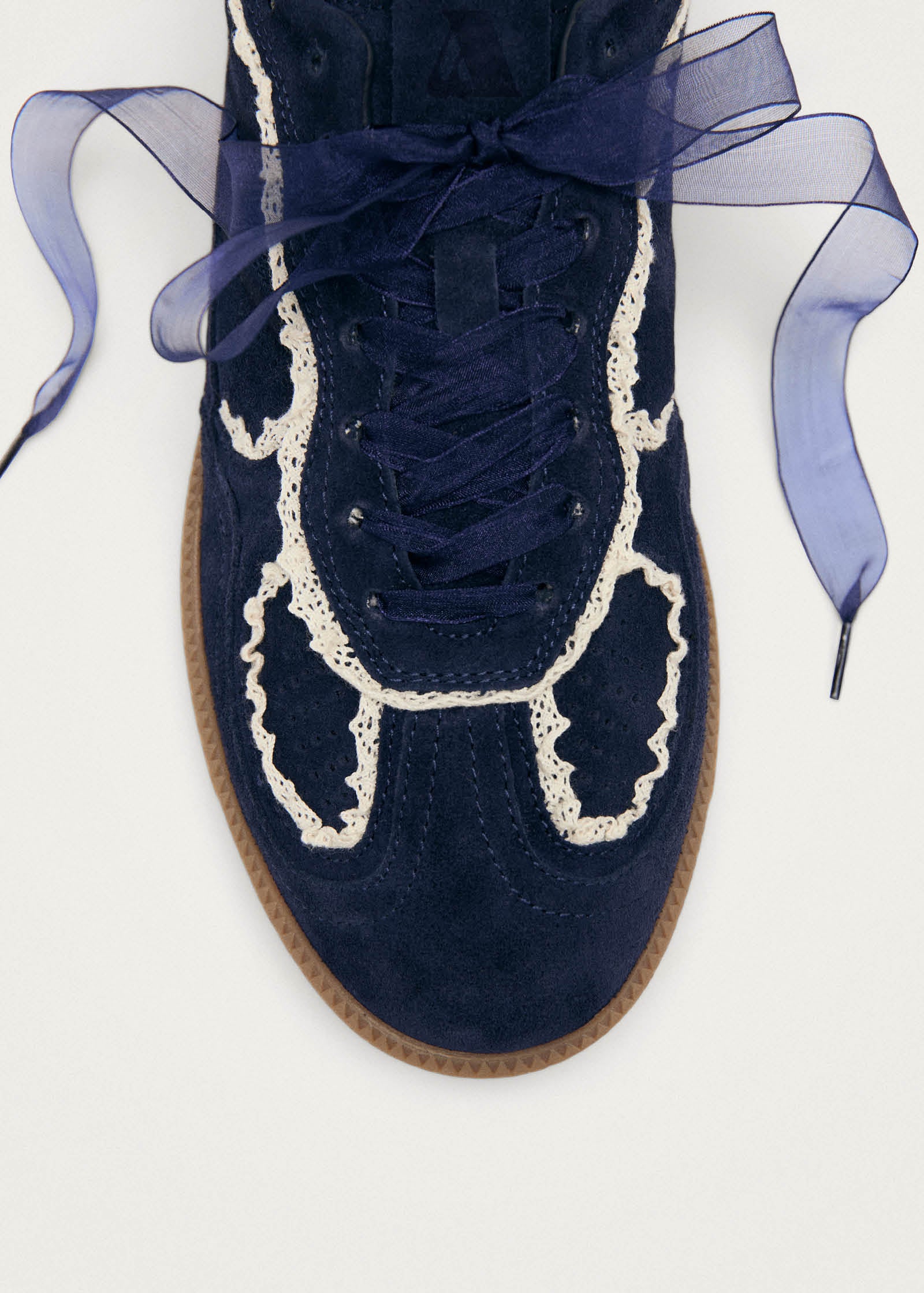Tb.490 Crochet Navy Leather Sneakers - Image 6