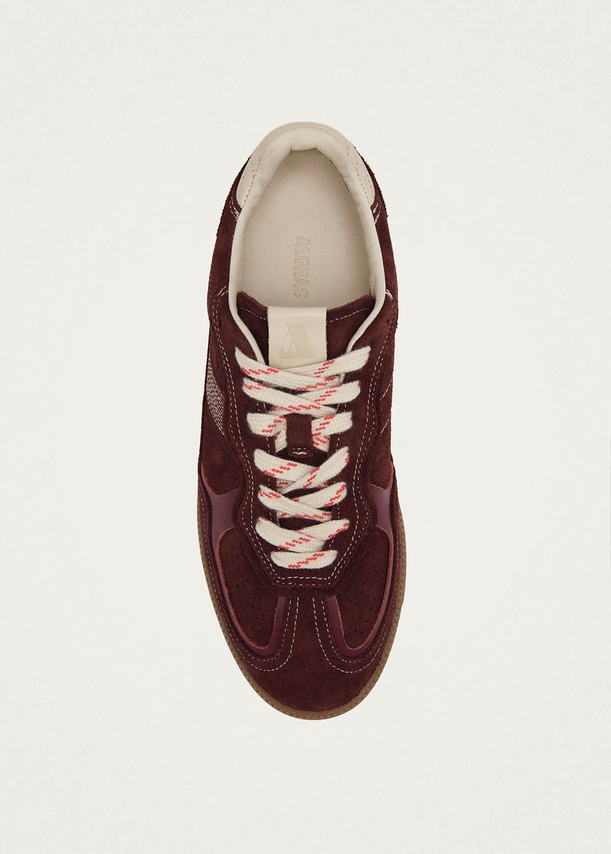 Tb.490 Rife Burgundy Cream Leather Sneakers - Image 5