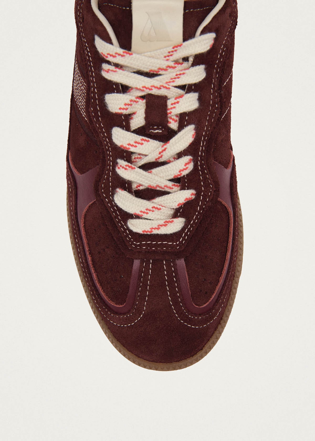 Tb.490 Rife Burgundy Cream Leather Sneakers - Image 6
