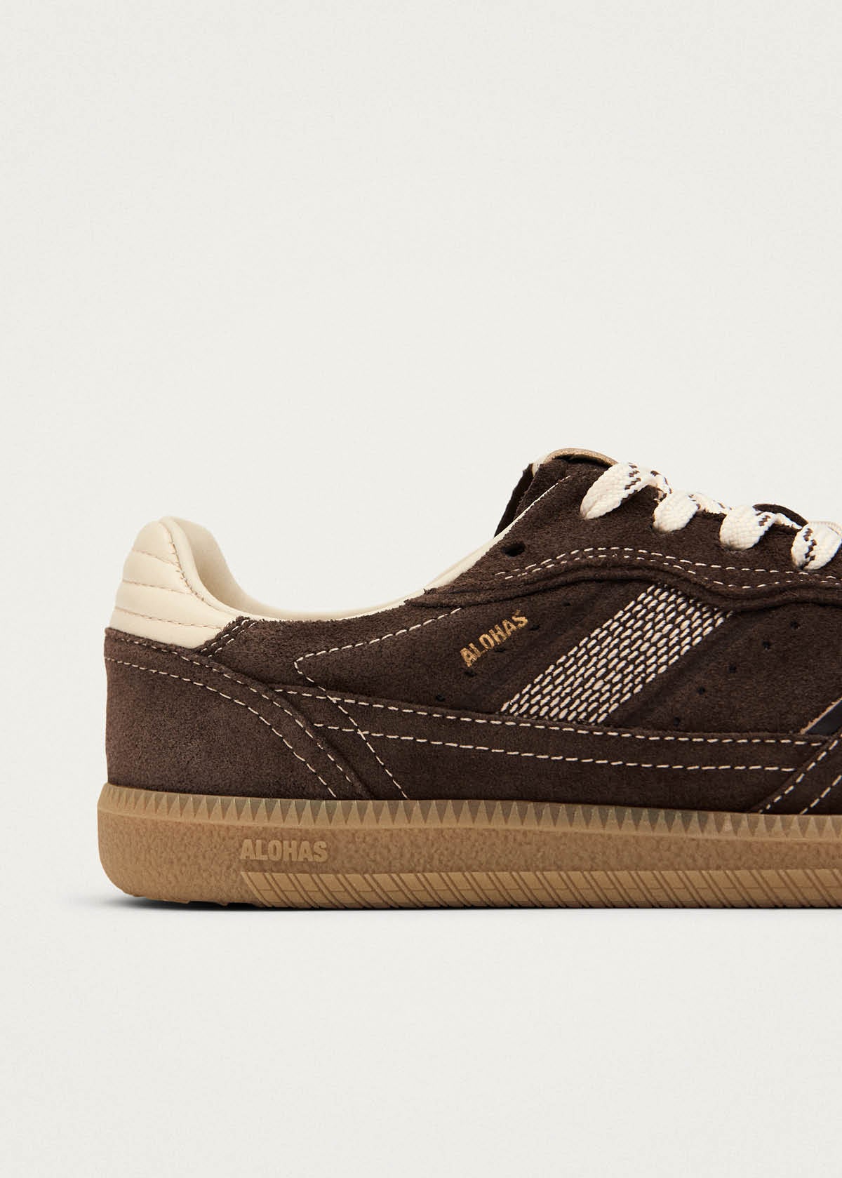 Tb.490 Rife Chocolate Cream Leather Sneakers - Image 7
