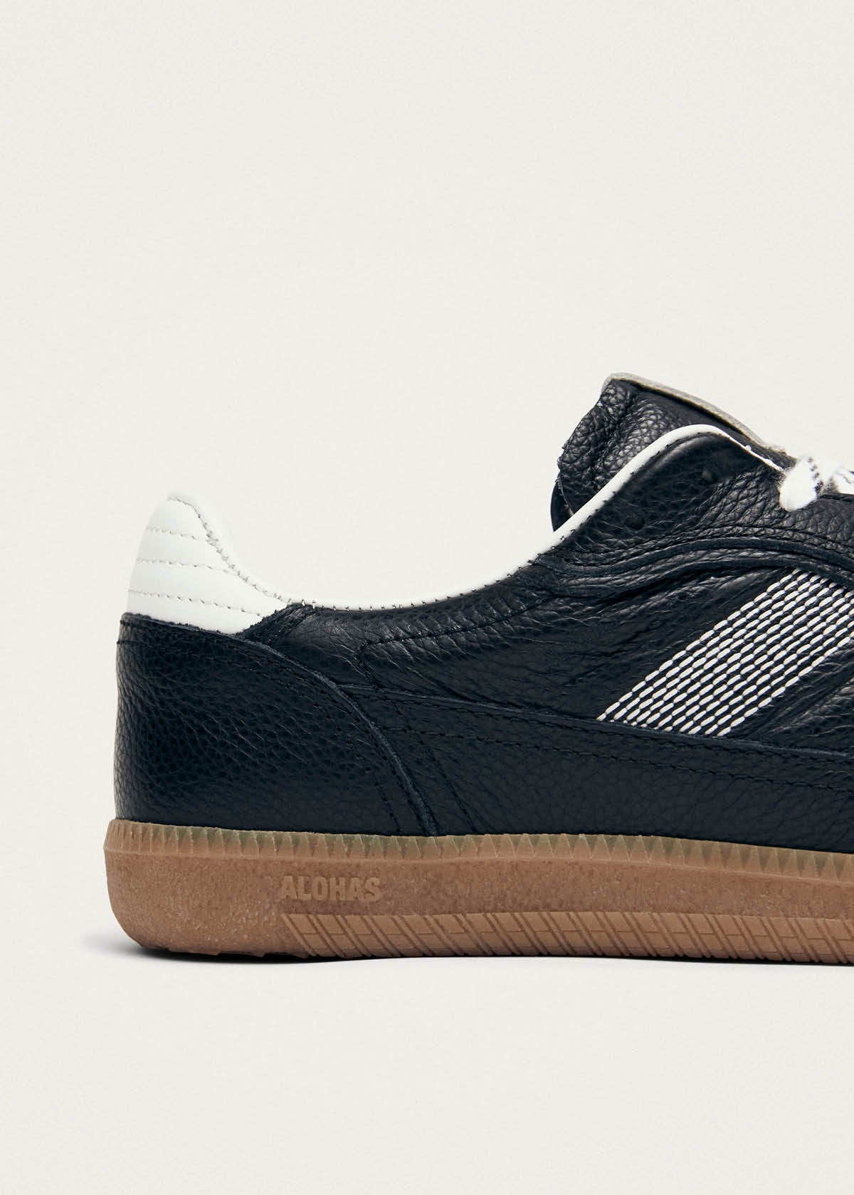 Tb.490 Rife Grain Black & White Leather Sneakers - Image 7