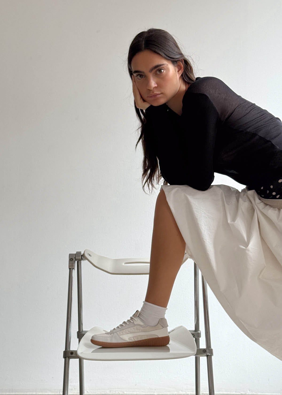 Tb.83 Barefoot Nylon Cream Sneakers - Image 2