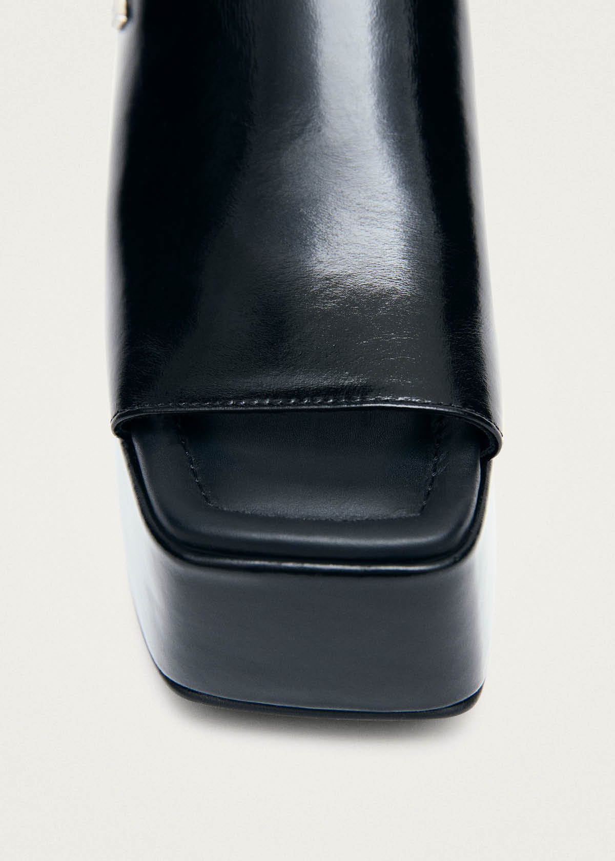 Vale Patent Black Leather Sandals - Image 6